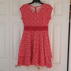 Red origami bird dress mata traders red dress